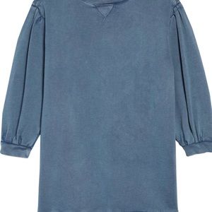 Blue-ish grey sweatshirt-dress